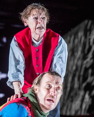 As Lear with Rhys Ifans as the fool