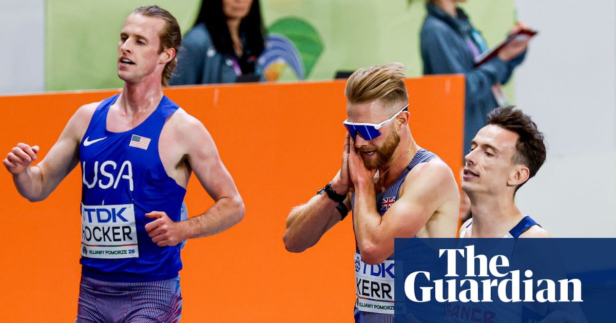 Josh Kerr surges to world indoor gold and makes ‘night night’ gesture at rival