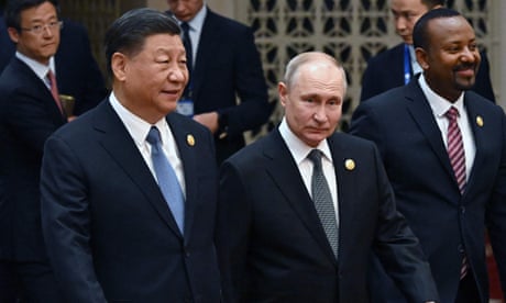 China supporting Russia in massive military expansion, US says