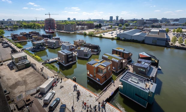 Schoonschip, a floating home project in Amsterdam.