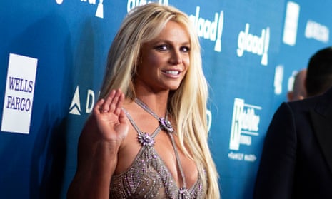 Spears attends the annual GLAAD Media awards in Beverly Hills, California, 12 April 2018.