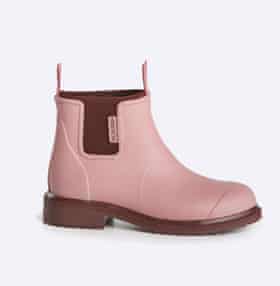 A Merry People pink Bobbi rubber boot