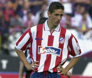 Torres, in action for Atlético in 2001.