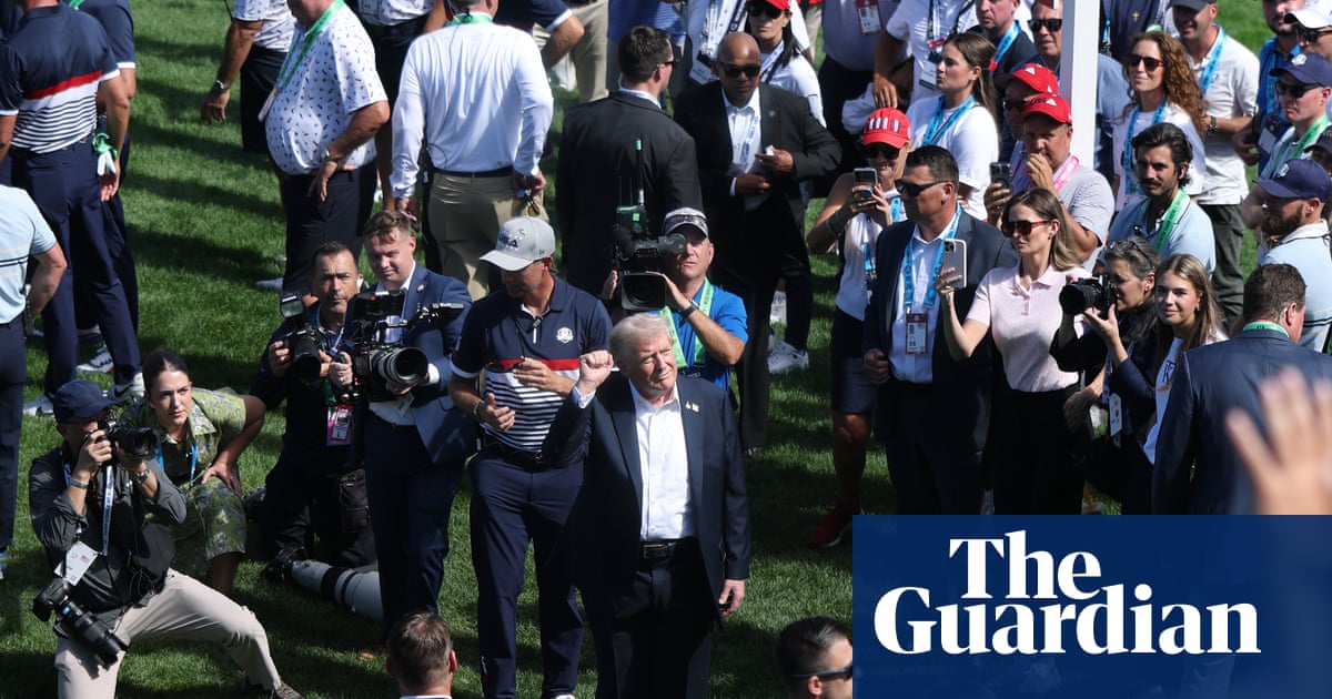Donald Trump’s Ryder Cup visit results in fans missing early action due to tight security