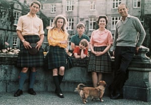 1972: Queen Elizabeth and the Duke of Edinburgh at Balmoral with their children Prince Charles, Princess Anne, Prince Andrew and Prince Edward