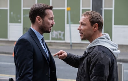 Star turn … Martin Compston and Stephen Graham in Line of Duty.