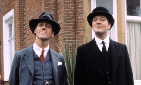 The gold standard of butlering ... Stephen Fry (right) and Hugh Laurie as Jeeves and Wooster.