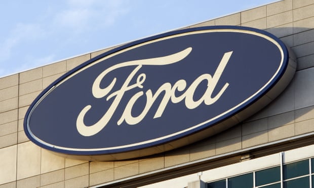 Ford logo on building