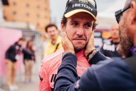 Deep joy for Simon Yates.
