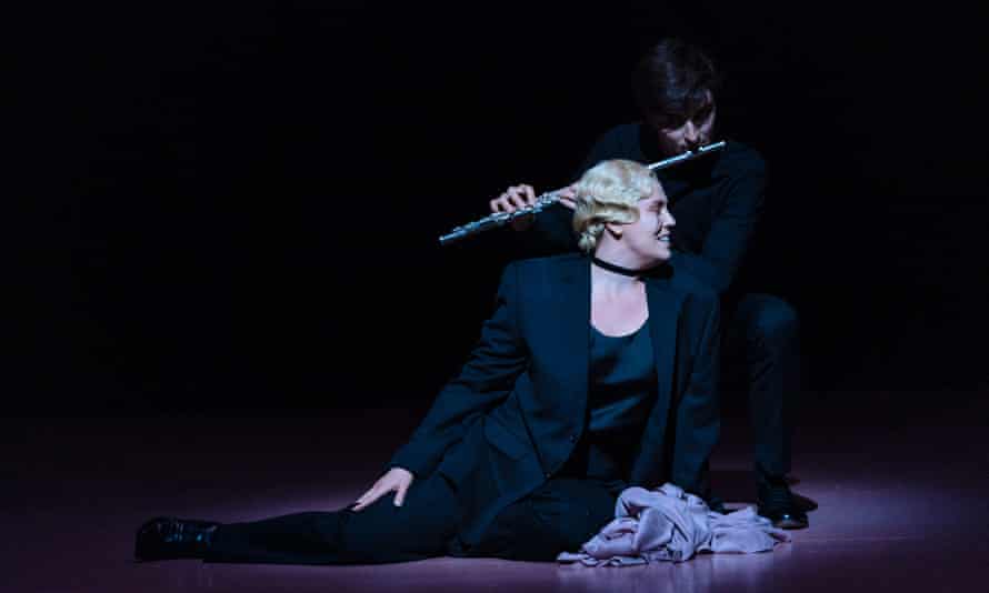 Alexandra Lowe and flautist Thomas Hancox in Pierrot lunaire.