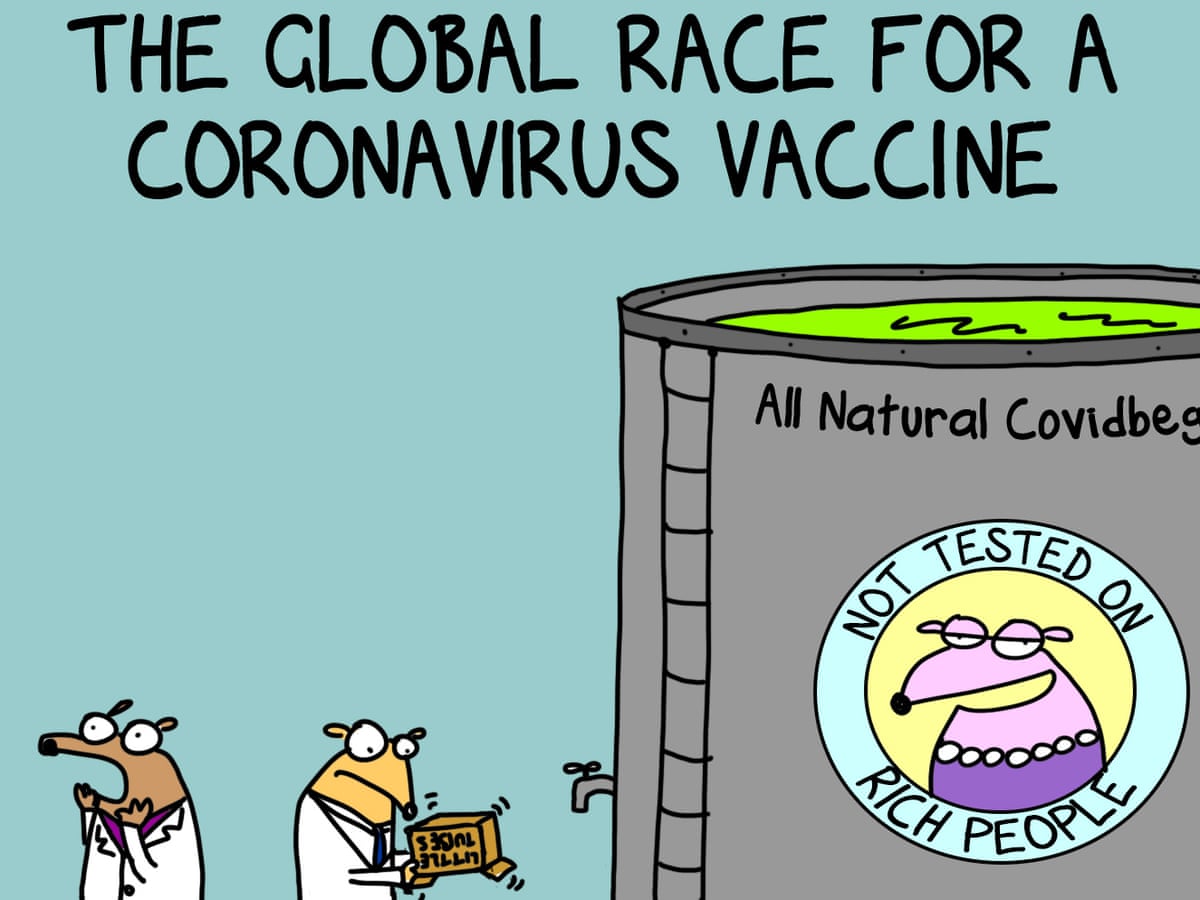 The desperate global search for a coronavirus vaccine! | First Dog on the  Moon | The Guardian