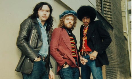 Thin Lizzy – Brian Downey, Eric Bell and Phil Lynott – in 1973.