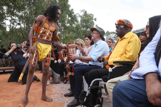 Anthony Albanese at the Garma festival