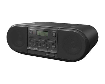 Panasonic RX-D550 hifi sound system with FM radio, portable speaker and CD player