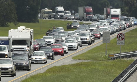 Traffic on the northbound lanes of Florida’s Turnpike on Friday, Sept. 8, 2017, as motorists evacuated for the anticipated arrival of Hurricane Irma.