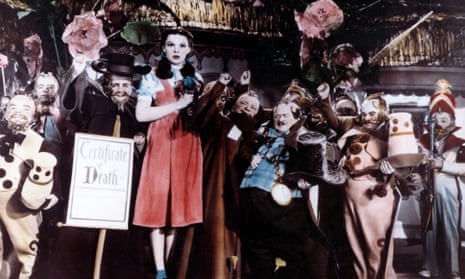 ‘They would make Judy’s life miserable’ … Judy Garland with munchkins in The Wizard of Oz. 