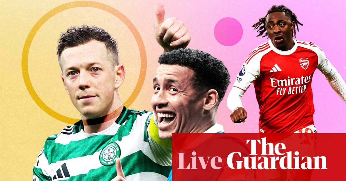 Arsenal face another title test and buildup to the Old Firm game – matchday live