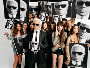 Karl Lagerfeld and Klein, 2006. For decades Klein juggled commercial assignments around the world—including his 'day job' as a fashion photographer at Vogue—with personal projects in photography, film, painting, and publishing. At Vogue, Liberman initially gave Klein still-life assignments, but he soon became an inventive and spontaneous fashion photographer, working collaboratively with models and designers.