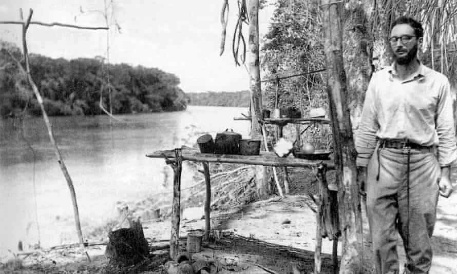 French anthropologist Claude Lévi-Strauss in the Brazilian Amazon, c1936