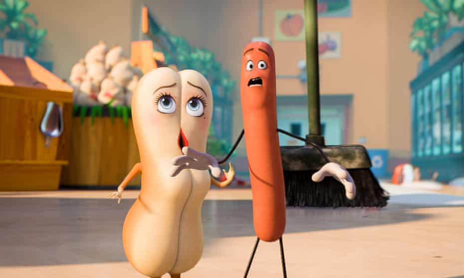 Sausage Party Review Rude Food Sausage Party The Guardian
