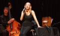 Theatricality and chemistry … Ute Lemper.