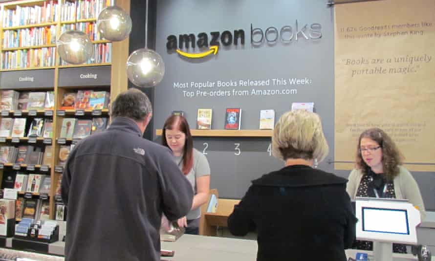 The Amazon book store in Seattle