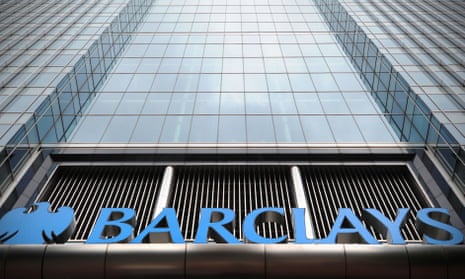 Barclays bank headquarters in Canary Wharf, London
