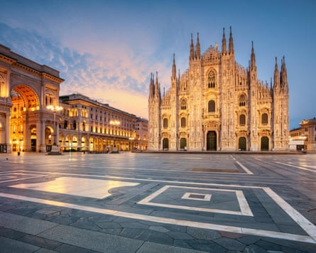 Milan Cathedral at sunrise
