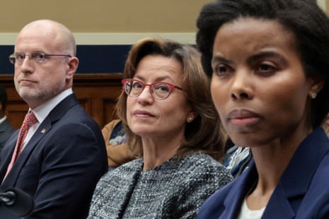 Federal Communications Commission (FCC) Chairman Brendan Carr, Commissioner Anna Gomez and Commissioner Olivia Trusty testify before a hearing of the U.S. House Energy and Commerce Committee's Communications and Technology Subcommittee on Capitol Hill in Washington, D.C., U.S., January 14, 2026.