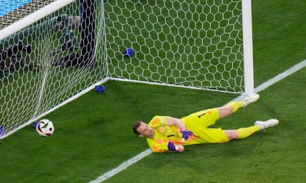 Antonio Rüdiger scored the first own goal of 2024, nodding past goalkeeper Manuel Neuer in the opening game.