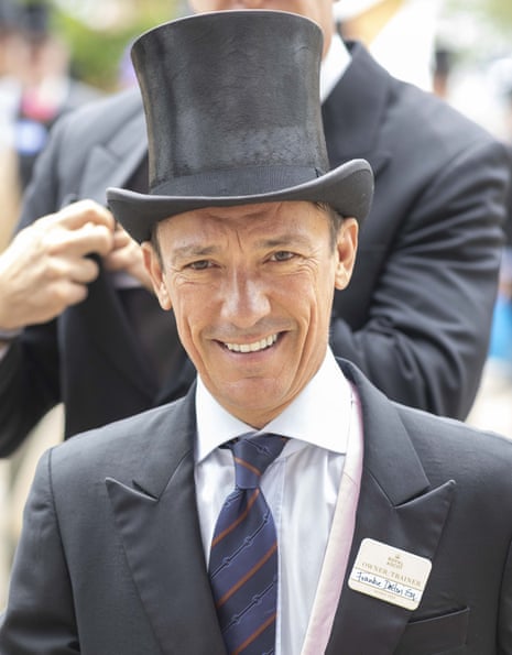 Frankie Dettori arrives for his final week riding at Royal Ascot.