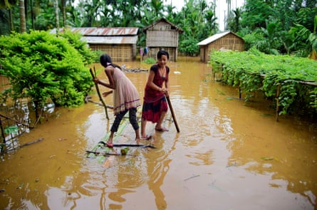 In 2019, floods hit the north-eastern state of Assam.