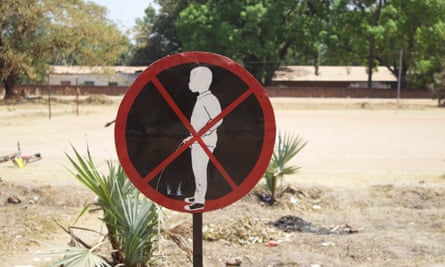 A sign in Moundou, Chad