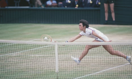 ‘Always looking to attack rather than defend’: Billie Jean King in 1972