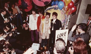 Flying high … the Beatles at Abbey Road, London, on 24 June 1967.