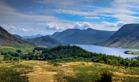 The view from Brackenthwaite Hows towards Crummock Water and Buttermere that inspired JMW Turner.