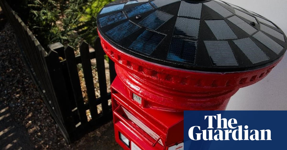 Royal Mail trials postbox with parcel hatch, solar panels and barcode scanner