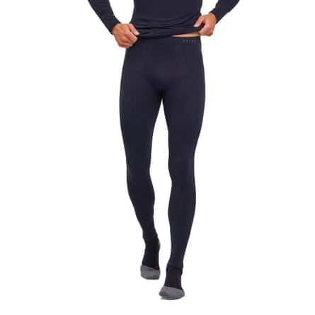 Navy thermal tights for men