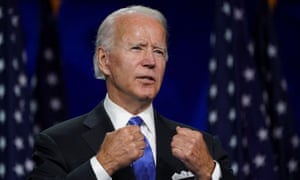 Biden Vows To End Season Of Darkness As He Accepts The Democratic Presidential Nomination As It Happened Us News The Guardian