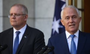 Scott Morrison and Malcolm Turnbull