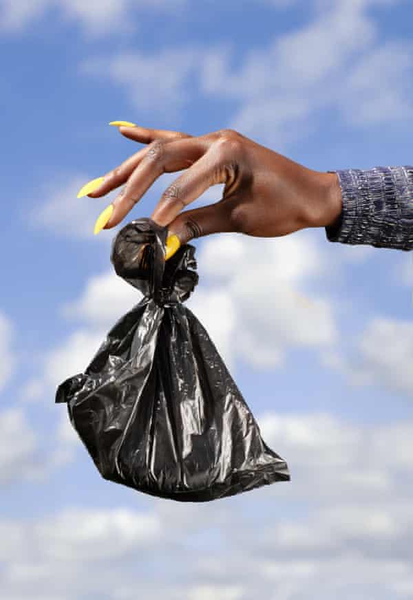 Out of the bag: offenders can also be fined up to £100 if caught in the act.
