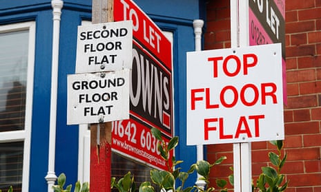 Flats to let signs at Saltburn by the sea, Cleveland