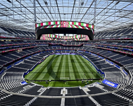 The SoFi stadium in Los Angeles