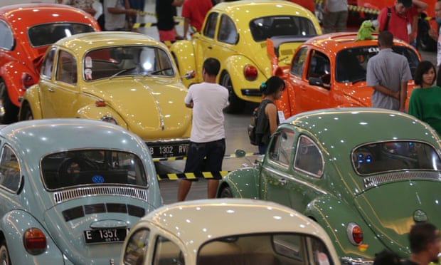 Visitors at the Volkswagen Festival in Yogyakarta, Indonesia, this month.