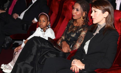 Crown Princess Mary with the Dukureh and her daughter at the film’s premiere.