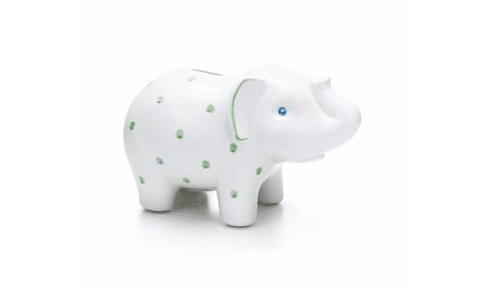 Elephant moneybank from Tiffany &amp; Co