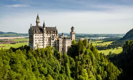 View of Neuschwanstein Castle from Marienbrücke.