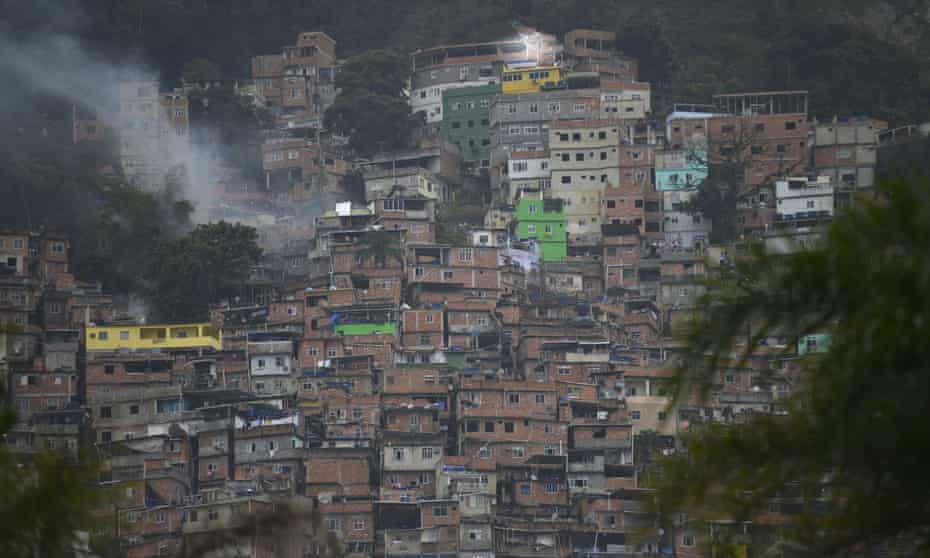 The Rocinha favela, where a police operation on Saturday left at least eight dead
