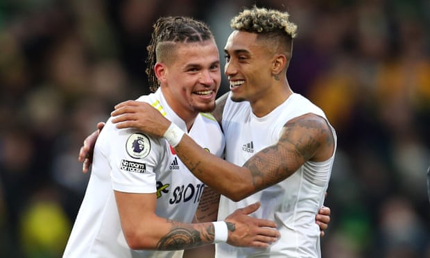 West Ham made an unsuccessful bid to buy Kalvin Phillips (left) and Raphinha from Leeds in January.