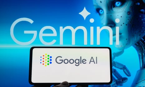 Google's Gemini AI on a smartphone